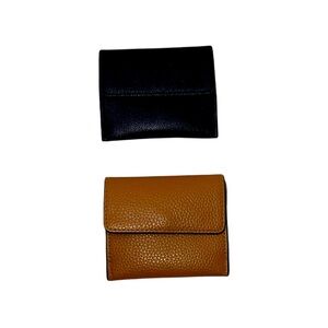 EXPRESS Cognac & Black Coin Purse Bundle NWT